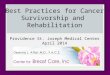 Best Practices for Cancer Survivorship and Rehabilitation