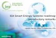 IEA smart energy systems roadmap introductory remarks