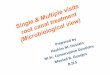 Single & Multiple visits (Microbiological view)