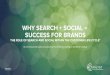 Why Search + Social = Success for Brands
