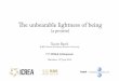 71st ICREA Colloquium - The unbearable lightness of being (a protein) by Xavier Barril