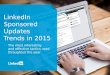 Linkedin Sponsored Updates Trends 2015