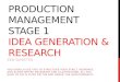 Production management stage 1 2015