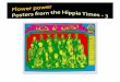 Flower power - Poster from the hippie times / 3