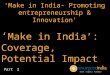 ‘Make in India’: Coverage, Potential Impact