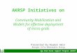 Islamabad | Oct-15 | AKRSP Initiatives on  Community Mobilization and Models for effective deployment of micro grids