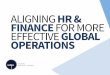 Aligning HR & Finance For More Effective Global Operations