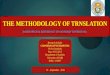 The methodology of translation   with special reference to sanskrit to persian