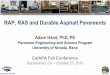 RAP, RAS and Durable Asphalt Pavements