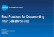 Best Practices for Documenting Your Salesforce Org