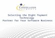 Selecting the Right Payment Technology Partner for Your Software Business