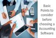 How to select the best accounting software