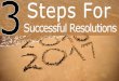 3 Steps For Successful New Year Resolutions