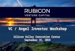 VC Angel Investor Workshop - Silicon Valley Innovation Center - 2015-09-15