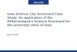 Iowa Science City Scorecard
