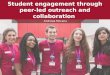 Student engagement through peer led outreach and collaboration - Charlotte Evans & Rachel Conlan