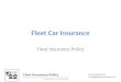 Fleet Car Insurance