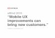 Tamara Lah Momčilović: Mobile UX improvements can bring new customers