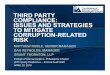 Third Party Compliance: Issues and Strategies to Mitigate Corruption Related Risk