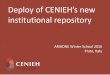 Deploy of CENIEH’s new institutional repository