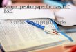 Prepare Sample Question Paper for Class 12 CBSE