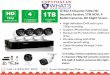 Buy Q-See 4 Channel 720p HD Security System, 1TB HDD, 4 Bullet Cameras, 80' Night Vision