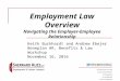 Sherrard Kuzz - 2016 Beneplan HR Workshop - Employment Law 101 and Marijuana in the Workplace