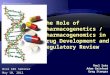 Pharmacogenetics and Pharmacogenomics