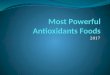The Most Powerful Antioxidants Foods 2017