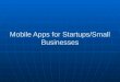 Apps development for startups