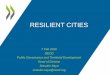Resilient cities project