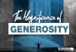 Magnificence of Generosity