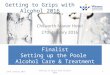 Service Innovation - HSJ Finalist; Setting up Poole Alcohol Care and Treatment Services