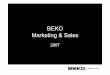 Beko global marketing activities