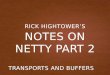 Netty Notes Part 2 - Transports and Buffers