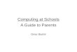 Computing at Schools: A Guide to Parents