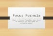 Focus formula ingredients