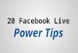 Facebook Live Power Tips For Success