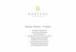 Barclay Interiors Project List