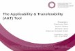 NCCMT webinar - Applicaibilty and Transferability of Evidence (A&T) Tool