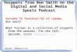 Episode 76 of the DSMSports Podcast w/ Ben Smith of Virtual Reality Company Laduma