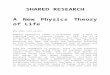 A New Physics Theory of Life a Shared research by Ritesh Toppo