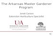 Arkansas Master Gardener program 2015 - Janet Carson narration