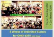 6 Weeks Unlimited Bootcamp Classes