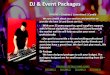 DJ & Event Package - ROCKYS