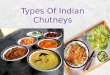 Types of indian chutney