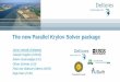 DSD-INT 2016 The new parallel Krylov Solver package - Verkaik