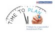Investment Plan step by step