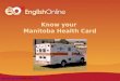 Know your mb health card mb