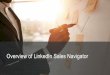 Overview of Sales Navigator